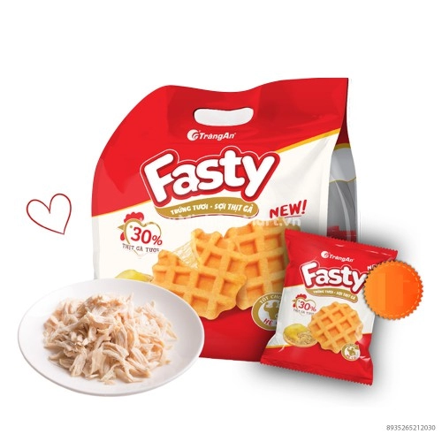 Bánh Fasty Tràng An Thịt Gà Tươi 156g Bánh Fasty Tràng An Thịt Gà Tươi 156g