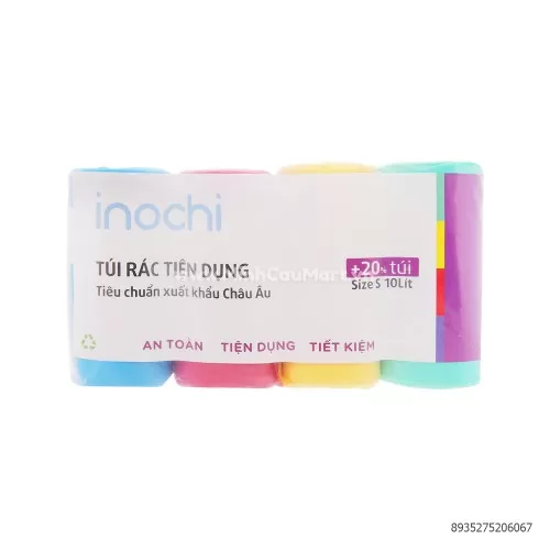 Lô 4 Túi Đựng Rác Inochi Size S 10L