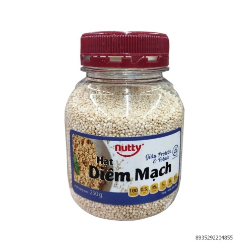 Hạt Diêm Mạch Nutty Hộp 250g 
