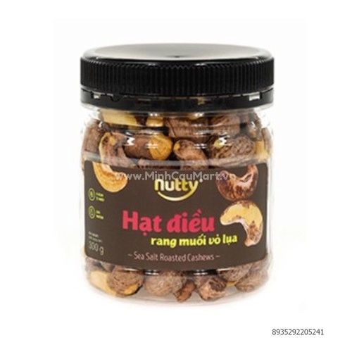 Hạt Điều Rang Muối Vỏ Lụa 300g 