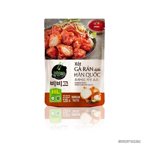 Xốt gà rán kiểu Hàn Quốc CJ 120g Xốt gà rán kiểu Hàn Quốc CJ 120g