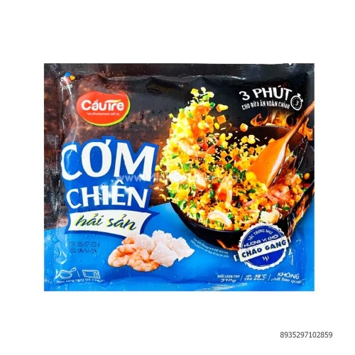 Cơm Chiên Cầu Tre Bibigo Vị Hải Sản 210g Cơm Chiên Cầu Tre Bibigo Vị Hải Sản 210g