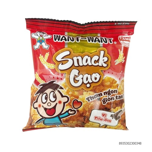 Bánh Gạo Snack WANT WANT - Vị tiêu đen