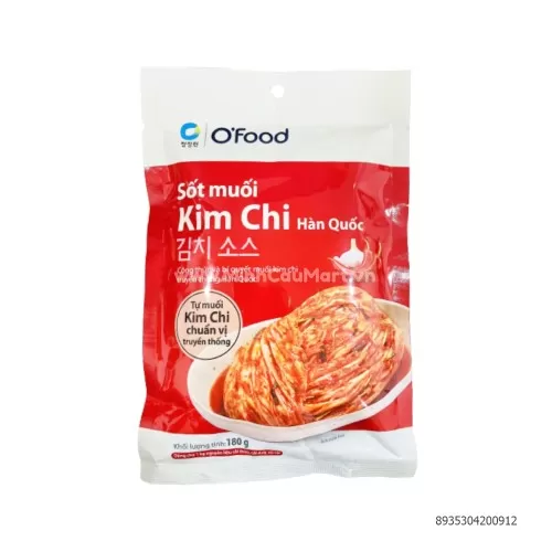 Sốt muối kim chi Hàn Quốc Ofood 180g  Sốt muối kim chi Hàn Quốc Ofood 180g