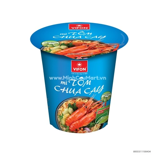 Mì Cốc Vifon Tôm Chua Cay 60g Cốc Xanh Mì Cốc Vifon Tôm Chua Cay 60g Cốc Xanh