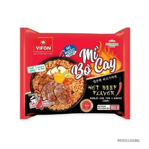 Mỳ Bò Cay Vifon 105g