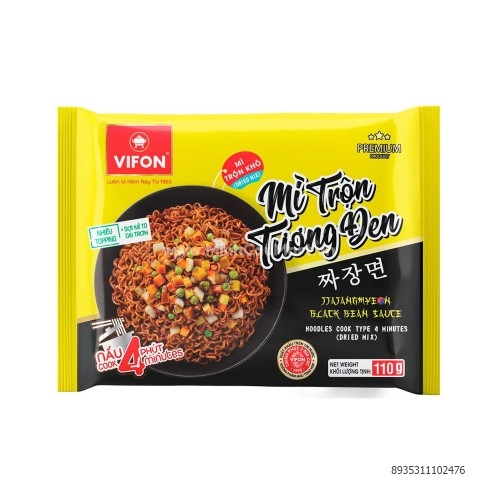Mì trộn tương đen 110g Vifon Mì trộn tương đen 110g Vifon