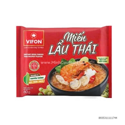 Miến Lẩu Thái Tôm 60g Miến Lẩu Thái Tôm 60g