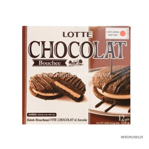 Bánh LOTTE chocolate bouchee 324g Bánh LOTTE chocolate bouchee 324g
