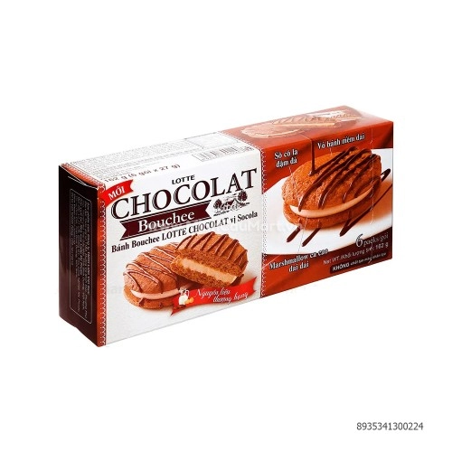 Bánh LOTTE chocolate bouchee 162g