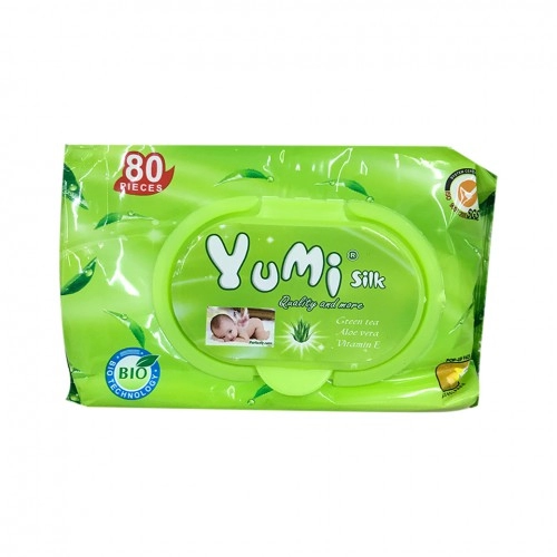 Khăn ướt Yumi 80 tờ  Khăn ướt Yumi 80 tờ