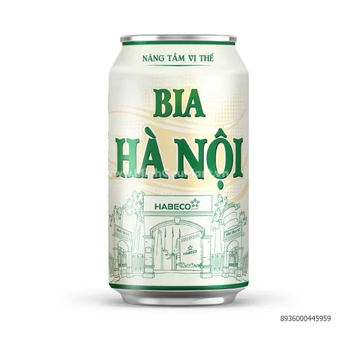 Bia Hà Nội xanh lon 330ml                                                                                                                                                                                                                                 