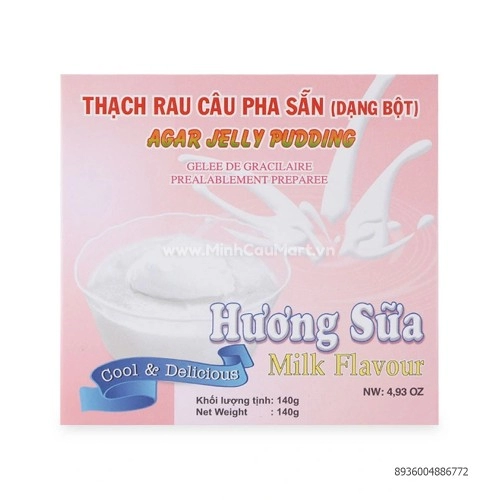 Bột Thạch rau câu pha sẵn 3K 140gr Bột Thạch rau câu pha sẵn 3K 140gr