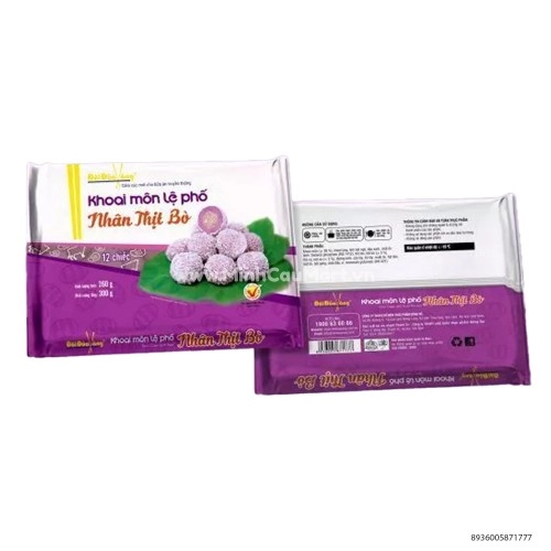 Khoai Môn Lệ Phố Nhân Bò Đôi Đũa Vàng 300g