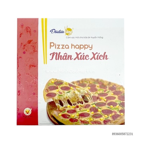 Bánh pizza nhân xúc xích đôi đũa vàng 350Gr Bánh pizza nhân xúc xích đôi đũa vàng 350Gr