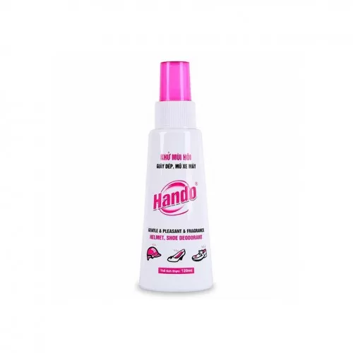 Chai Xịt Khử Mùi Hôi Giày Dép Mũ Bảo Hiểm Hando 120ml Chai Xịt Khử Mùi Hôi Giày Dép Mũ Bảo Hiểm Hando 120ml