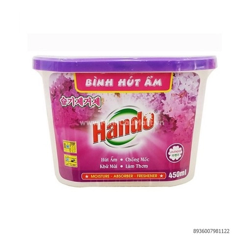 Bình Hút Ẩm Chống Ẩm Mốc Hương Lavender Hando 450ml Bình Hút Ẩm Chống Ẩm Mốc Hương Lavender Hando 450ml