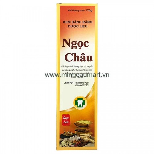 Kem Đánh Răng Ngọc Châu 170G Kem Đánh Răng Ngọc Châu 170G