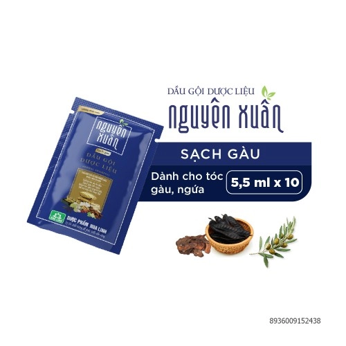 Dây Gội Nguyên Xuân Sạch Gầu 5.5ML  Dây Gội Nguyên Xuân Sạch Gầu 5.5ML