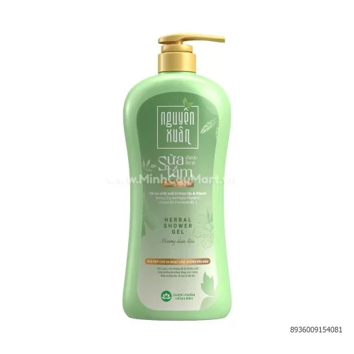Sữa tắm dược liệu  Nguyên Xuân sáng da 370ml                                                                                                                                                                                                              