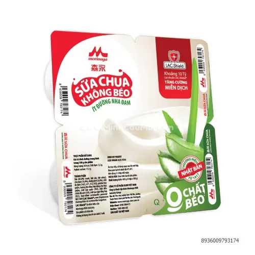 Sữa chua Elovi Morinaga không béo 100 ít đường nha đam Sữa chua Elovi Morinaga không béo 100 ít đường nha đam