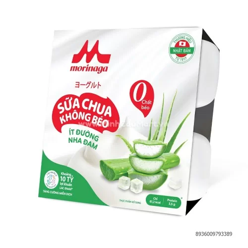 Sữa chua nha đam Elovi morinaga không béo 100g                                                                                                                                                                                                             Sữa chua nha đam Elovi morinaga không béo 100g