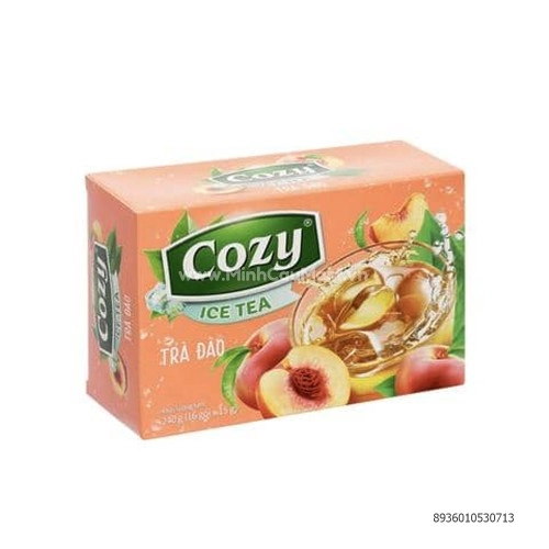 Trà Túi Lọc Cozy Hương Đào Hộp 16 Gói x 15g