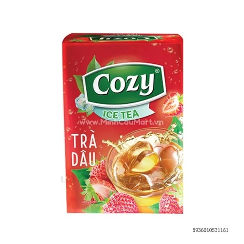 Trà Hòa Tan Cozy Hương Dâu Hộp 16 Gói x 15g