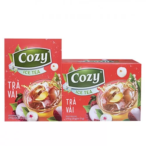 Trà cozy icetea hương vải 