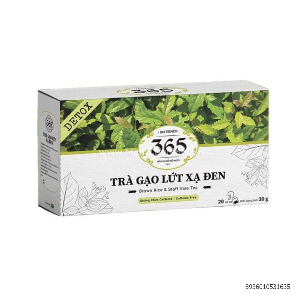 Trà Cozy 365 gạo lứt xạ đen 30Gr