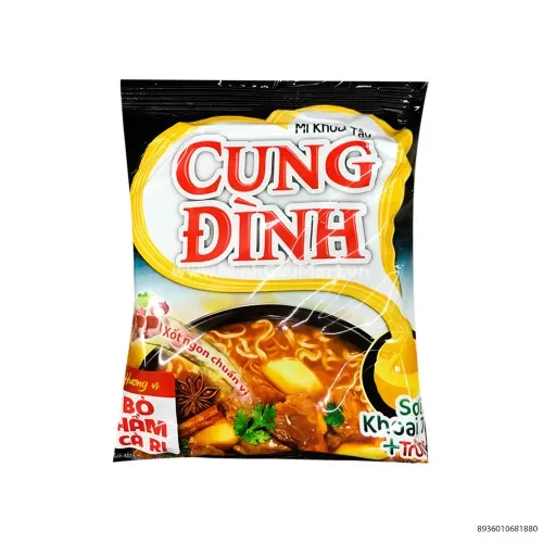 Mì Khoai Tây Cũng Đình Hương Vị Bò Hầm Cà Ri 80g  Mì Khoai Tây Cũng Đình Hương Vị Bò Hầm Cà Ri 80g