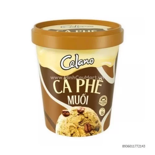 Kem cà phê muối Celano hộp giấy 460ml Kem cà phê muối Celano hộp giấy 460ml