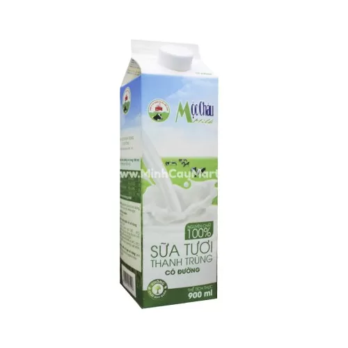 Sữa Thanh Trùng Mộc Châu 900ml