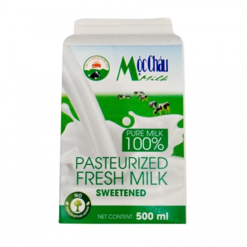 Sữa Tươi Thanh Trùng Mộc Châu Có Đường 500ML Sữa Tươi Thanh Trùng Mộc Châu Có Đường 500ML