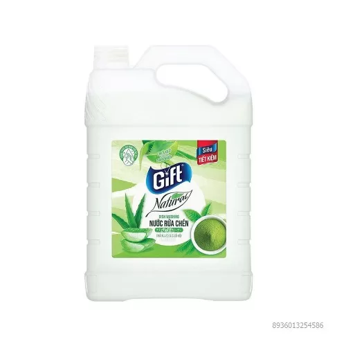 Nước Rửa Chén Gift Matcha & lô hội 3.8L  Nước Rửa Chén Gift Matcha & lô hội 3.8L
