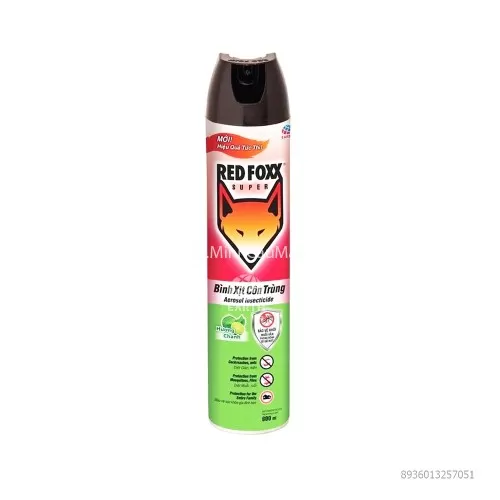 Xịt Muỗi Red Foxx 600ml Hương Chanh Xịt Muỗi Red Foxx 600ml Hương Chanh