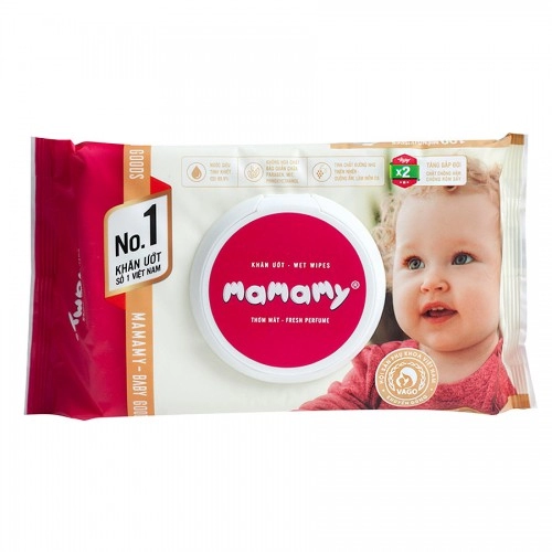 Khăn ướt mamamy 100 tờ  Khăn ướt mamamy 100 tờ