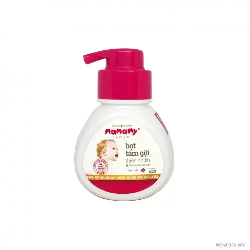 Chai Bọt Tắm Gội Mamamy 200ml 