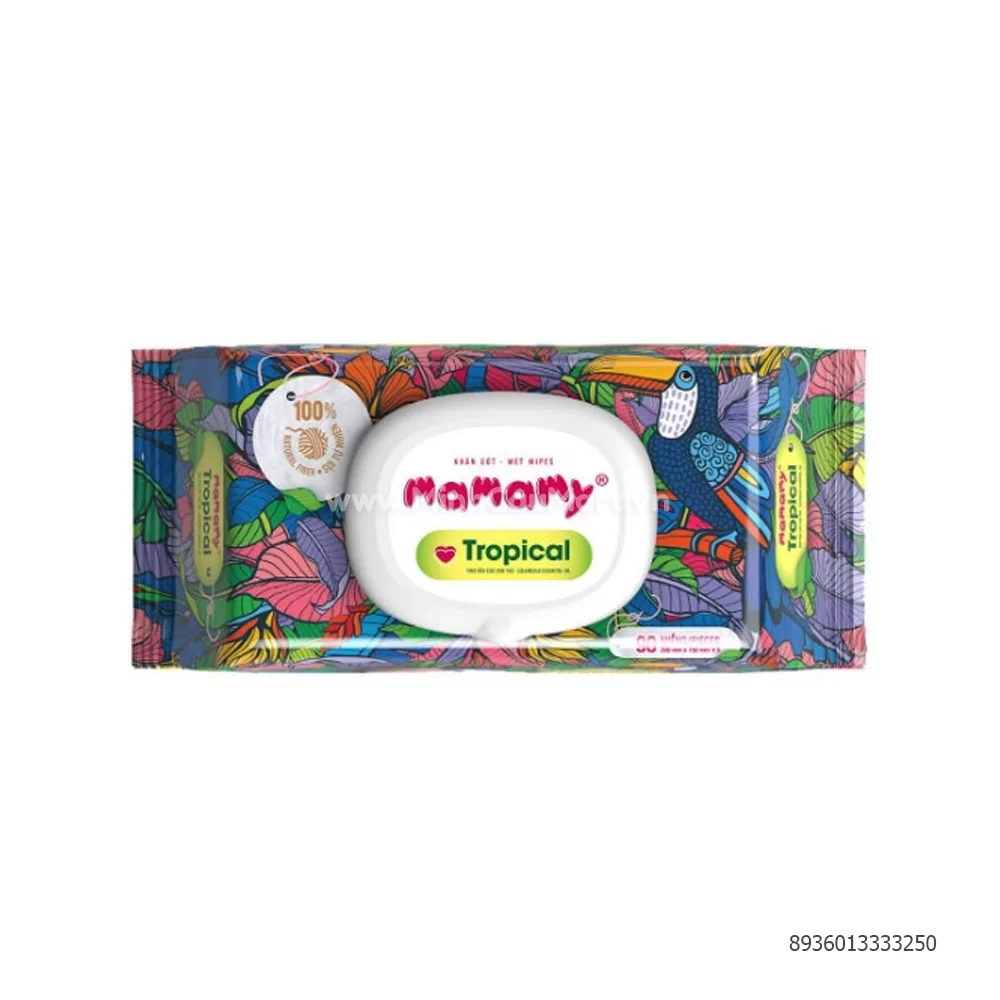 Khăn ướt Mamamy Tropical 60 tờ