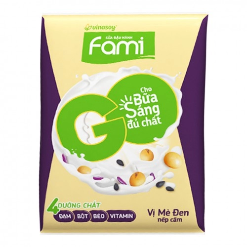 Sữa Đậu Nành Fami Go Các Vị Bịch 200ml 