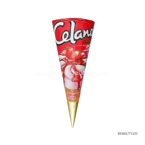 Kem Ốc Quế Celano Hương Vani Dâu Kem Ốc Quế Celano Hương Vani Dâu