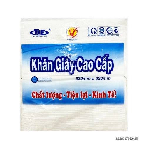 Khăn giấy cao cấp Tiến Hiếu bịch 1kg 320*320mm