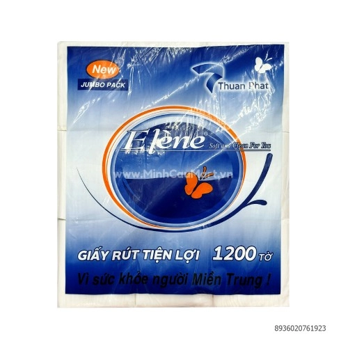 Giấy rút tiện lợi Elene 1200 tờ *2 lớp Giấy rút tiện lợi Elene 1200 tờ *2 lớp