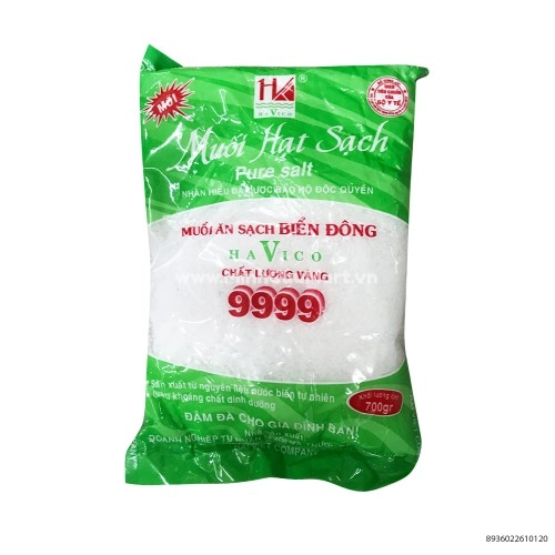 Muối Sạch Biển Đông 999- 700g  Muối Sạch Biển Đông 999- 700g