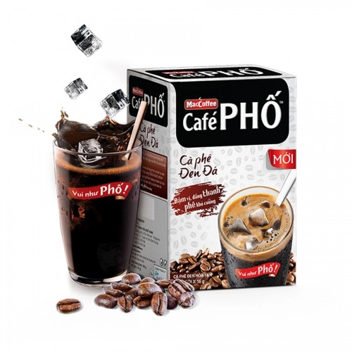 Cà Phê Đen Đá Hòa Tan Café Phố 160G
