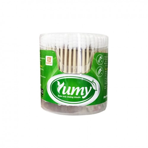 Bông ngoáy tai Thân trúc Yumi hộp vát 200que 