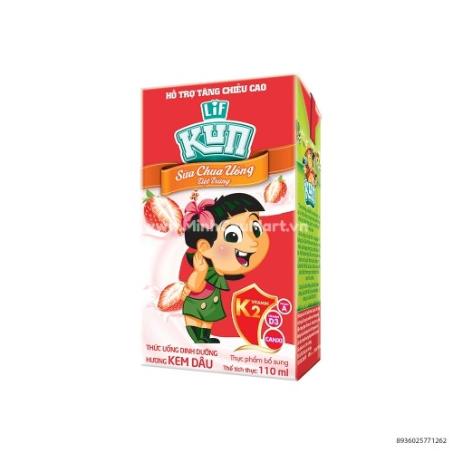 Sữa Chua Uống Kun Hương Dâu 110ml 