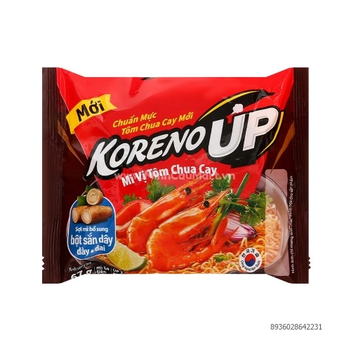 Mì koreno tôm chua cay up