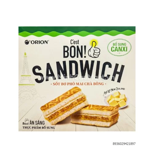 Bánh ăn sáng Cest Bon Sandwich 10P                                                                                                                                                                                                                        