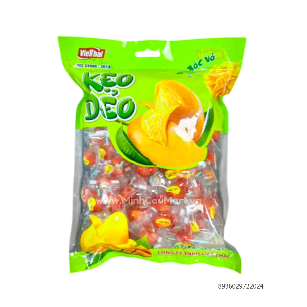 Kẹo dẻo cốt trái cây bóc vỏ 1kg Việt Thái